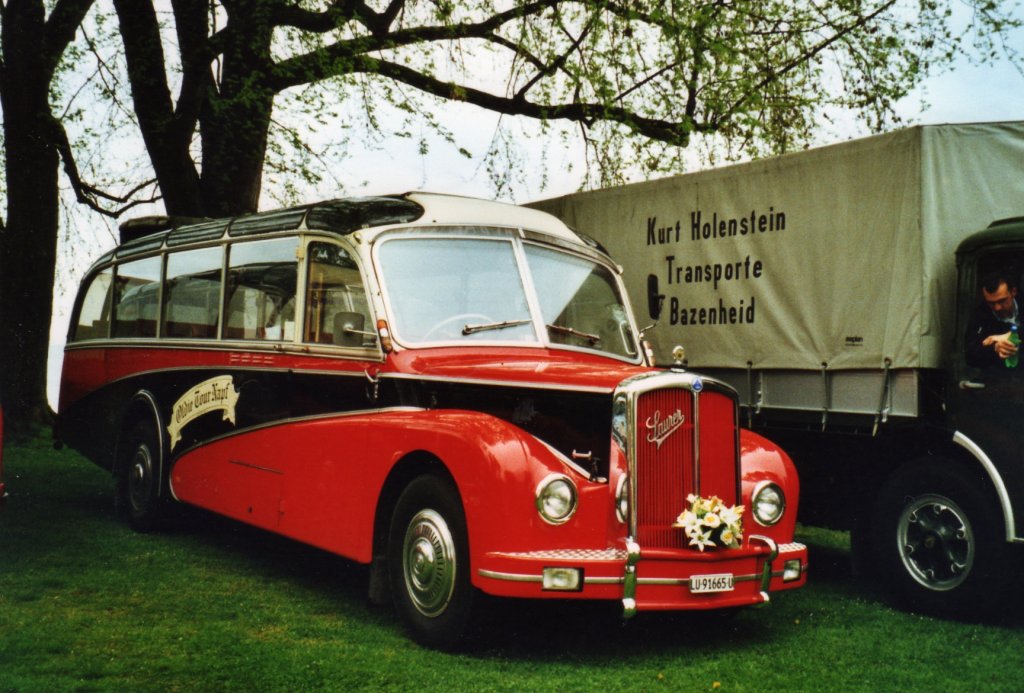 Peter, Luthern Bad LU 91'665 U Saurer/R&J (ex ASKA Aeschi Nr. 10) am 1. Mai 2010 Arbon, Arbon Classics