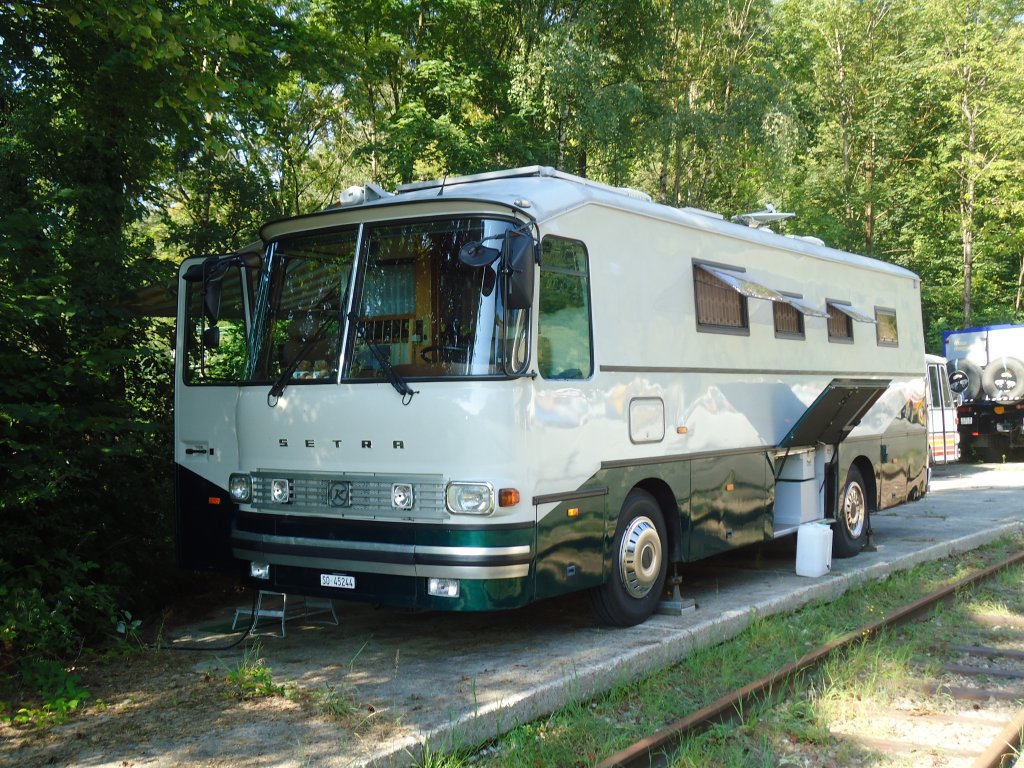 Plüss, Steffisburg SO 25'244 Setra am 22. August 2010 Thayngen, Wohnbustreffen