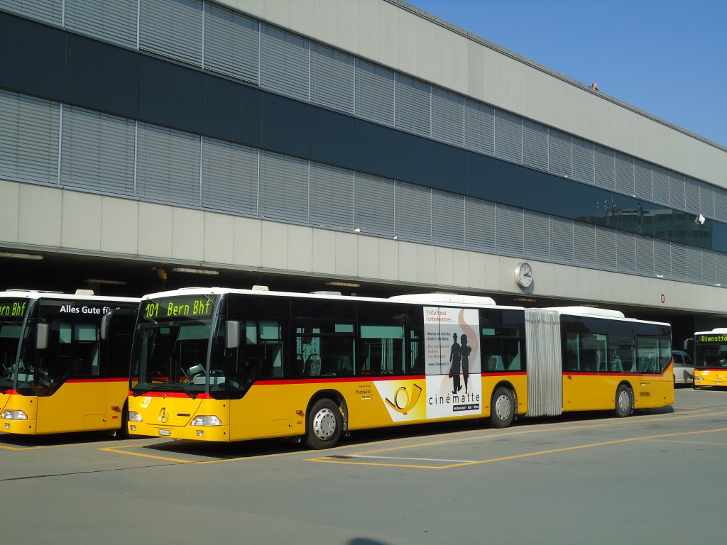 PostAuto Bern - Nr. 634/BE 615'604 - Mercedes Citaro (ex P 27'008) am 6. Mrz 2001 in Bern, Postautostation