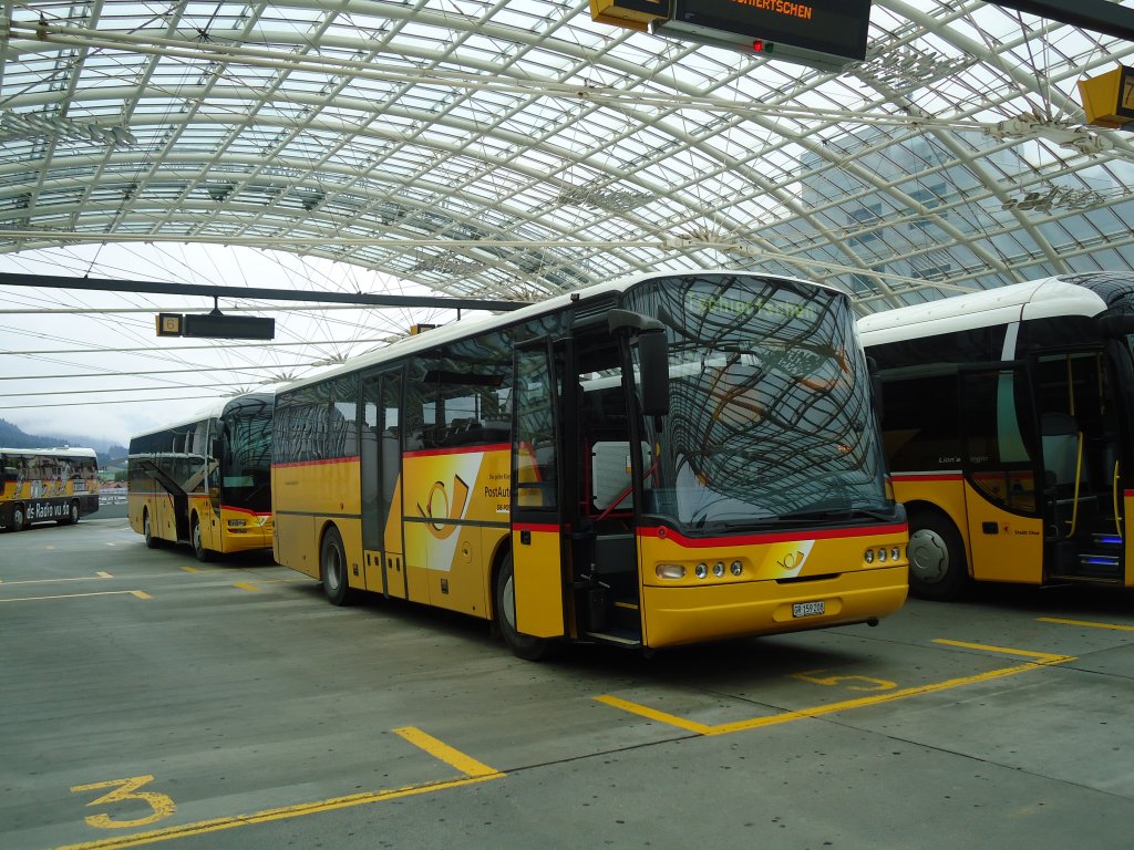 PostAuto Graubnden GR 159'208 Neoplan (ex P 25'083) am 18. September 2010 Chur, Postautostation