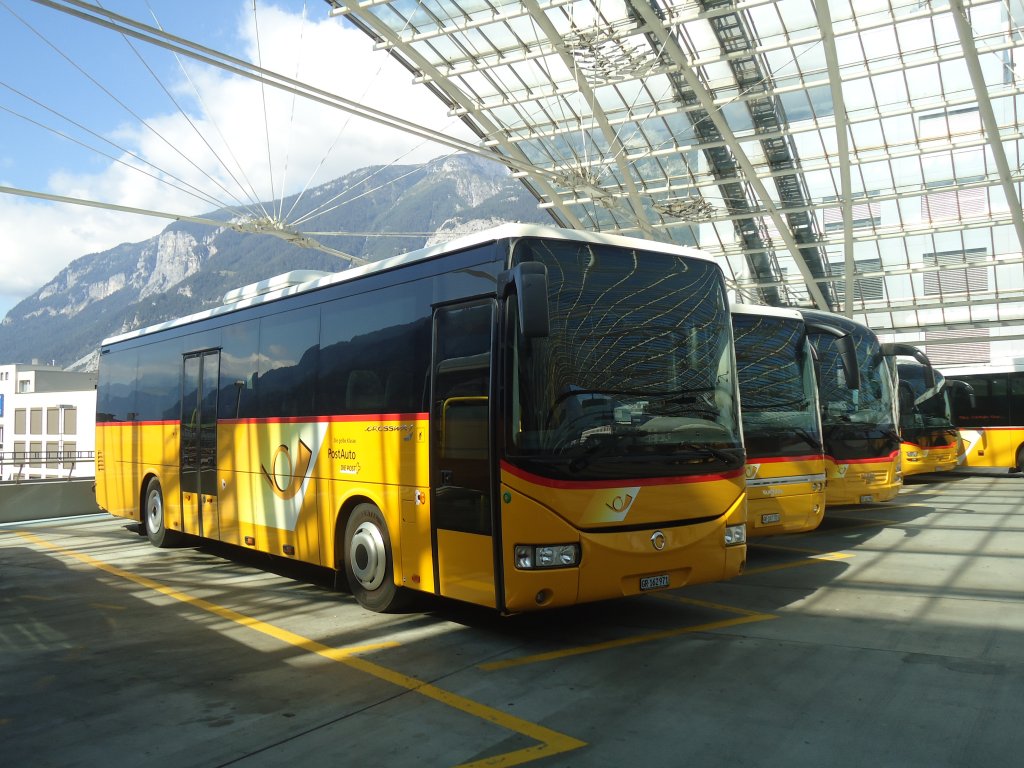 PostAuto Graubnden - GR 162'971 - Irisbus am 15. September 2012 in Chur, Postautostation