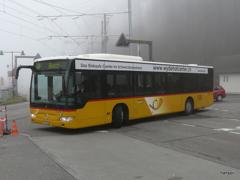Postauto - Mercedes Citaro  SO  57251 unterwegs in Flüh am 13.01.2013