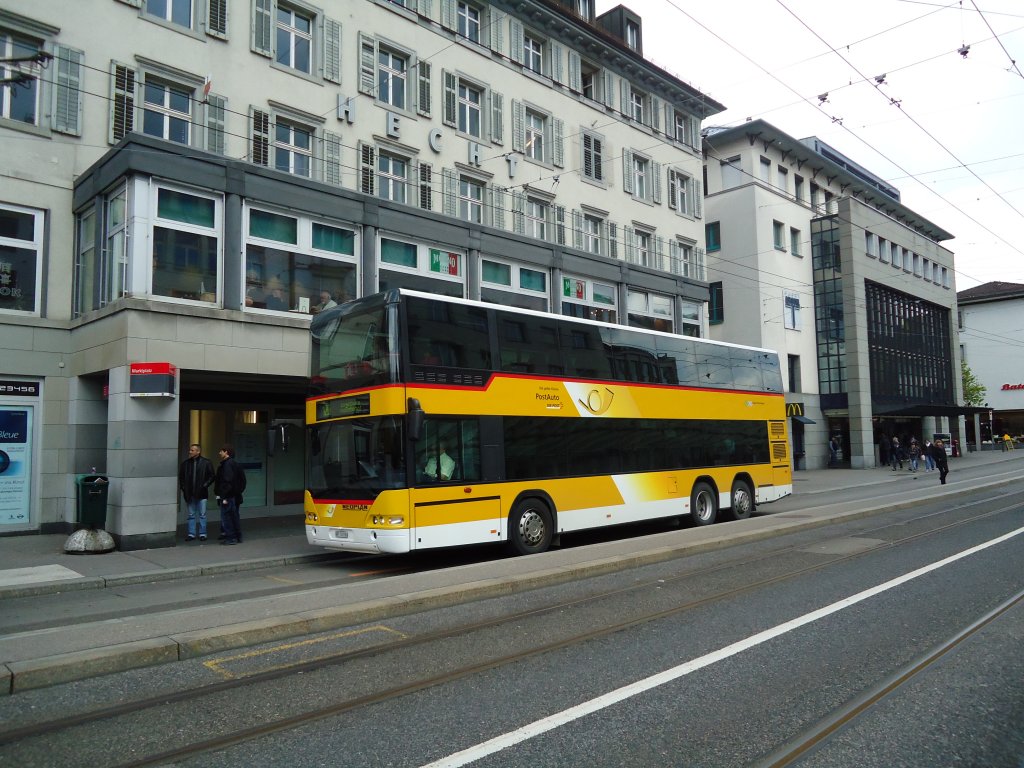PostAuto Ostschweiz - AR 14'838 - Neoplan (ex P 27'016) am 13. April 2011 in St. Gallen, Marktplatz