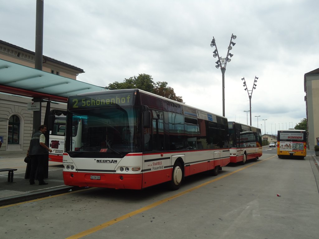 PostAuto Ostschweiz - Nr. 76/TG 158'100 - Neoplan (ex P 23'206) am 10. Juli 2011 beim Bahnhof Frauenfeld