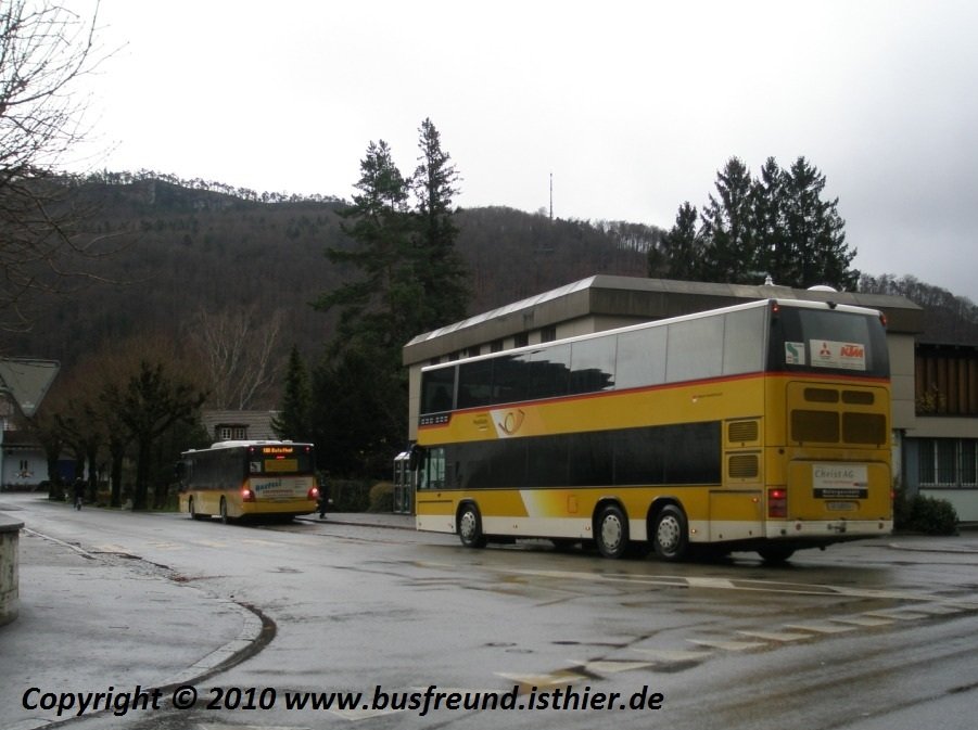 PostAuto, Region Nordschweiz, Regie Balsthal, 

Neoplan Doppeldecker in Balsthal
