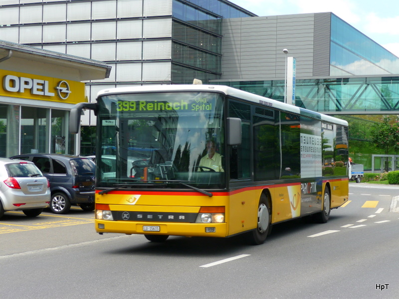 Postauto - Setra LU 15615 unterwegs in der Stadt Sursee am 04.06.2010