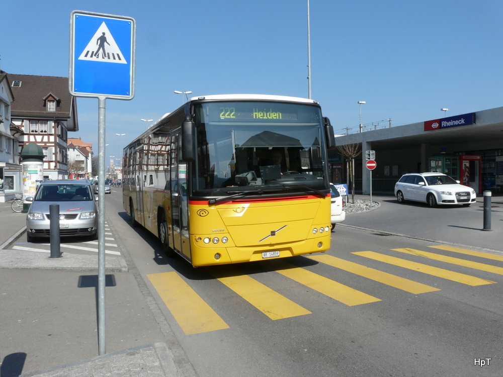 Postauto - Volvo 8700  AR 14859 unterwegs in Rheineck am 26.03.2012