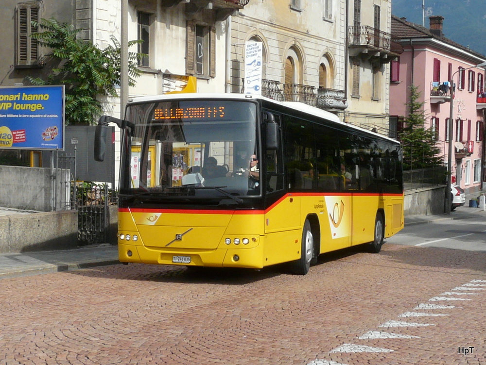 Postauto - Volvo 8700  TI 241035 in Bellinzona am 18.09.2012