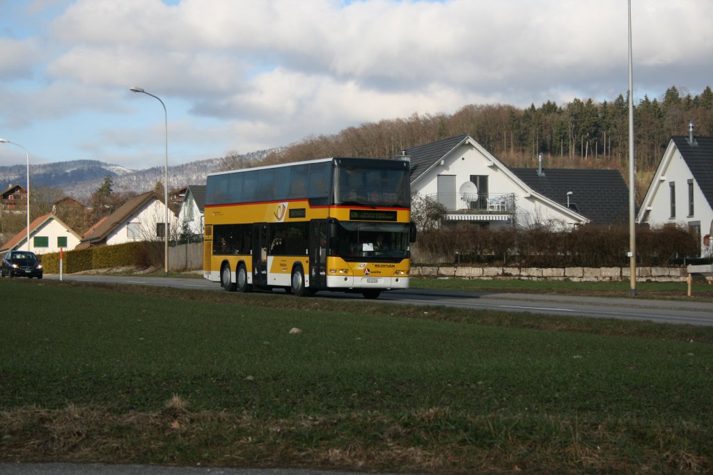 PU Wyss, Boningen, SO 21'724 (Neoplan N4426/3, 2001) am 18.1.2010 in Boningen.