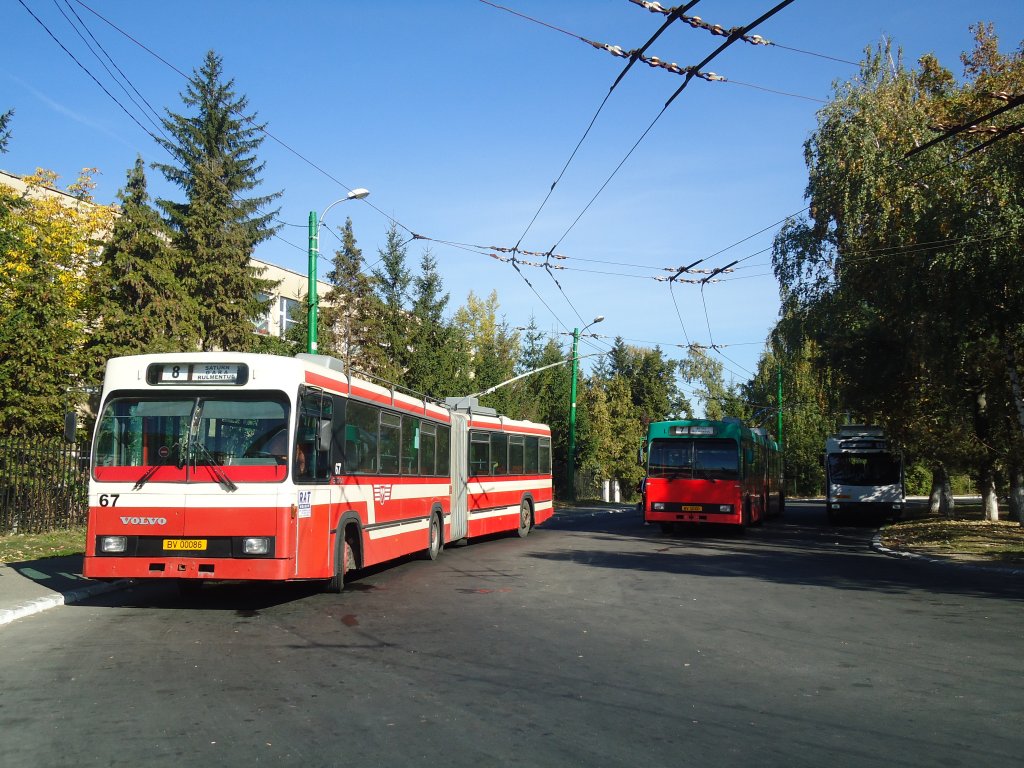 RAT Brasov - Nr. 67/BV 00'086 - Volvo/R&J Gelenktrolleybus (ex VB Biel Nr. 67) am 4. Oktober 2011 in Brasov, Rulmentul