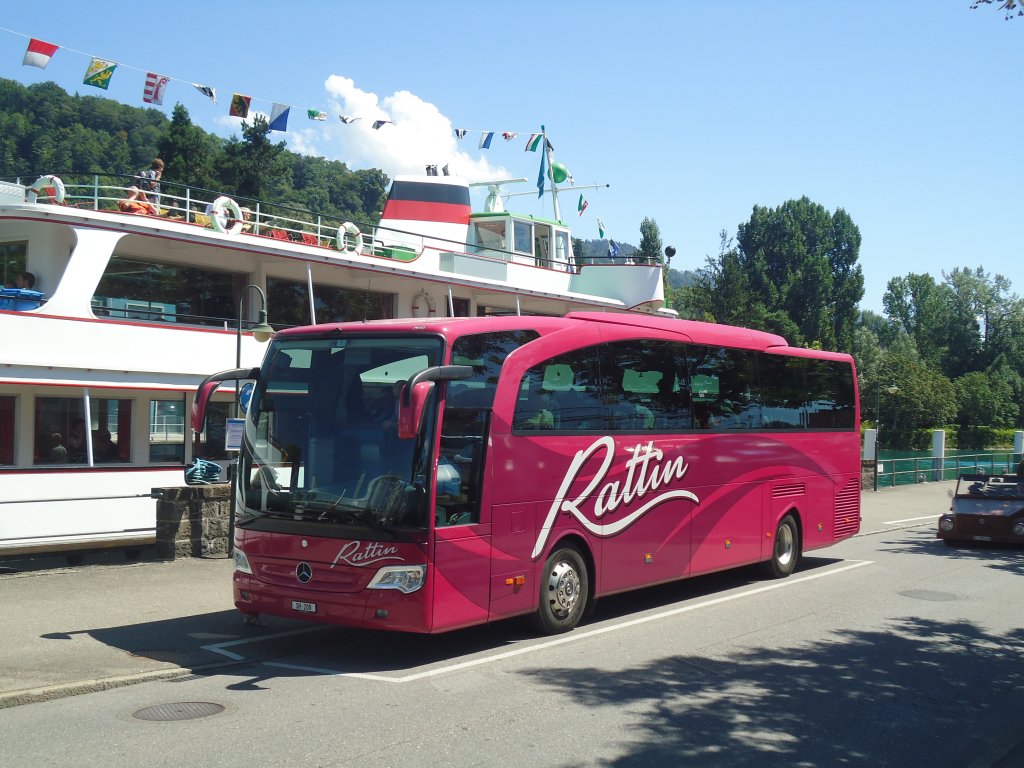 Rattin, Neuhausen - Nr. 8/SH 208 - Mercedes am 1. August 2012 bei der Schiffländte Thun