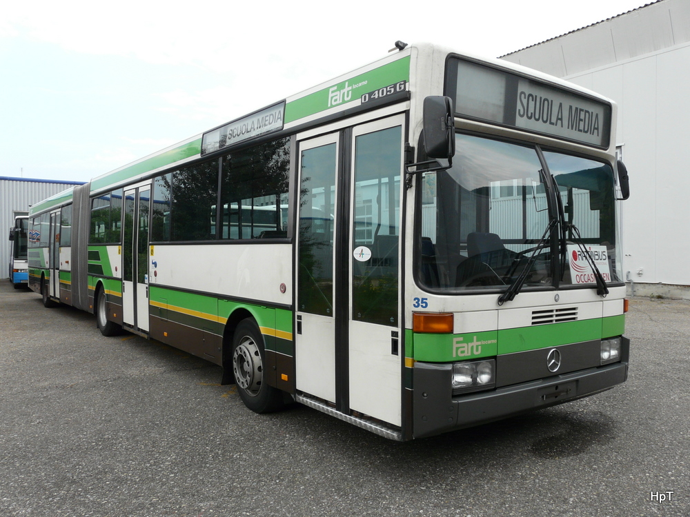 Rattinbus Occasionen - Mercedes O 405 G  ex FART  Abgestellt in Biel am 11.07.2010