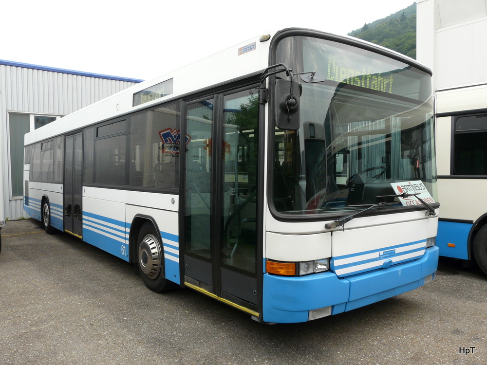 Rattinbus Occasionen - Volvo-Hess Nr.61 ex ?? Abgestellt in Biel am 11.07.2010