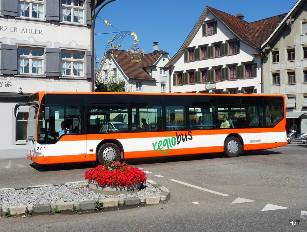 regiobus Gossau - Mercedes Citaro Nr.21 SG 258921 unterwegs in Gossau am 09.07.2010