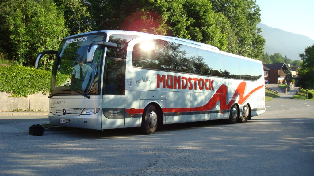 Reisebus der Firma Mundstock Reisen. Abgestellt am 24.05.2011 in Mnster/sterreich