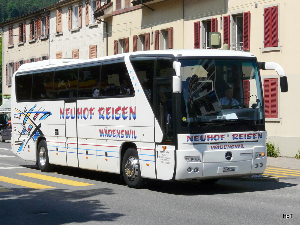 Reisecar Mercedes Tourismo unterwegs in Biel am 22.06.2013