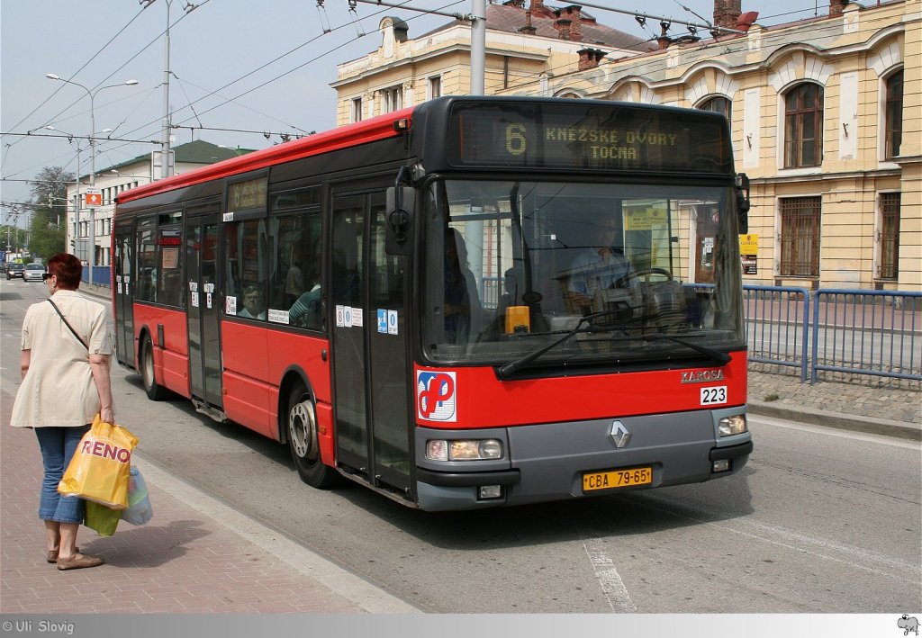 Renault Agora / Karosa Citybus aufgenommen am 1. Mai 2013 in Budweis.