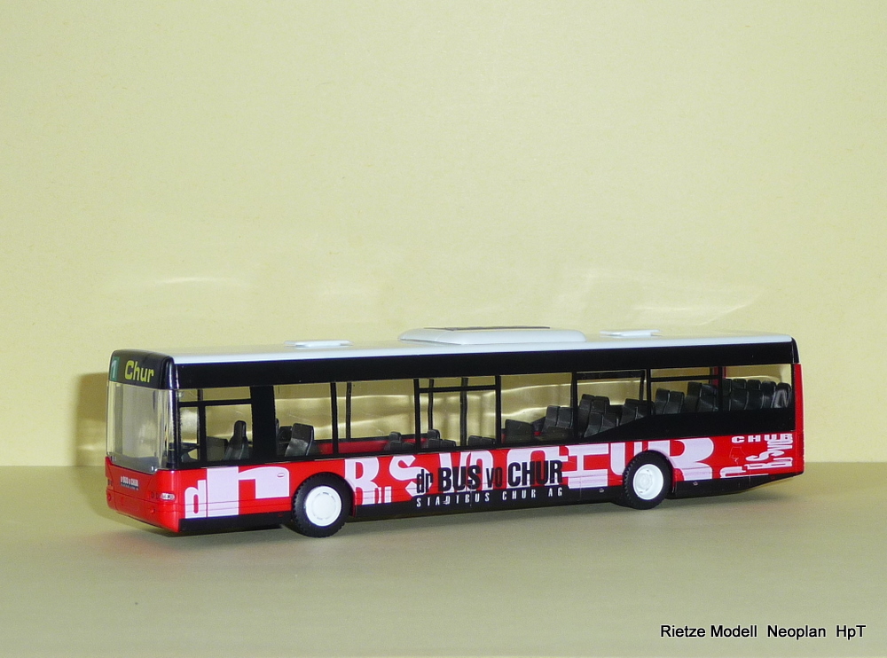 Rietze Busmodell   Chur Stadtbus  Neoplan