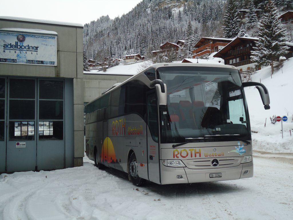 Roth, Wattwil - SG 12'346 - Mercedes am 7. Januar 2012 in Adelboden, Mineralquelle