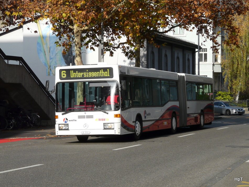 RVBW - Mercedes O 405 GH Bus Nr.126 AG 6721 unterwegs auf der Linie 6 in Baden am 20.11.2009