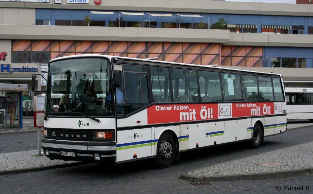 RVHI (HI VB 641)macht Werbung fr Heizl.
Hildesheim HBF, 16.8.2010.