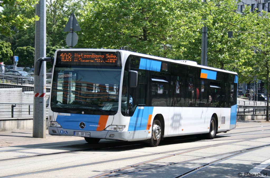 Saar Bus (SB SL 506).
Saarbrbcken HBF, 2.7.2010.