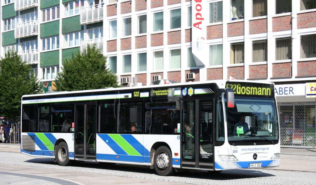 Sander Reisen 320 (HA Y 320).
Hagen Stadtmitte, 26.6.2010.