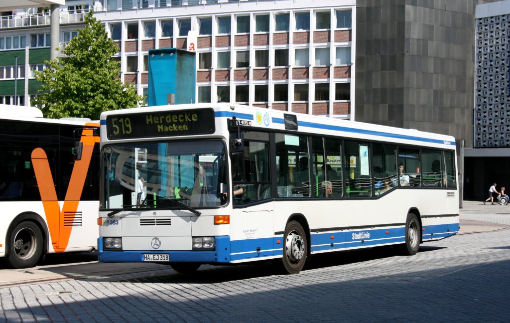 Sander Reisen 353 (HA EJ 318).
Hagen Stadtmitte, 26.6.2010.