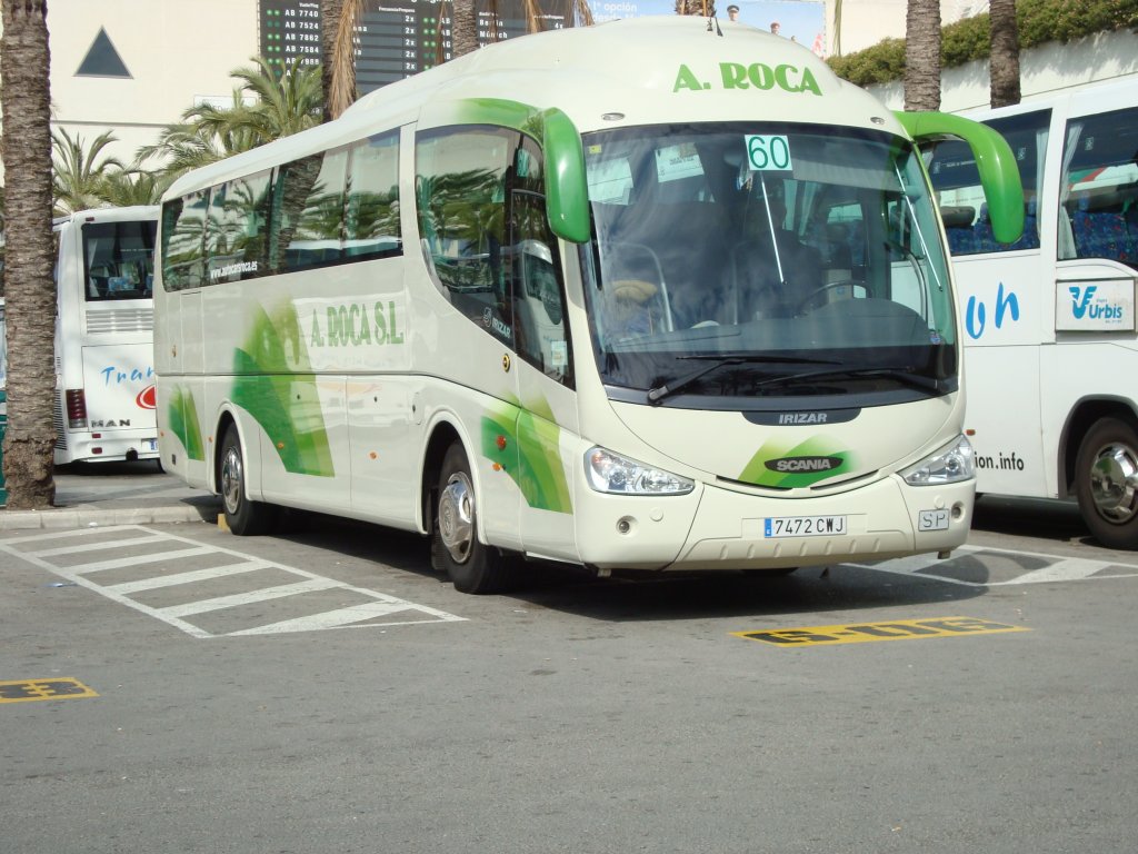 Scania Irizar A. Roca SL, 17.10.2011 Flughafen Mallorca