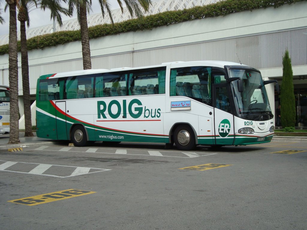 Scania Irizar ROIG Reisen, 17.10.2011, Flughafen Mallorca