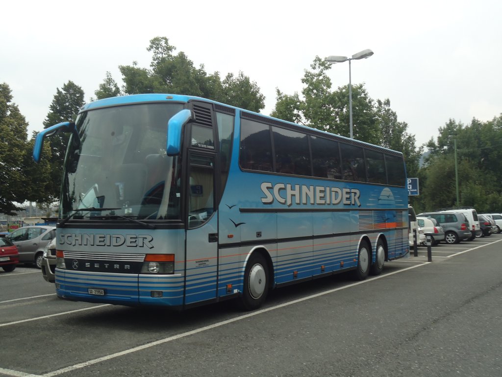 Schneider, Langendorf - SO 21'950 - Setra am 4. September 2012 in Thun, Seestrasse