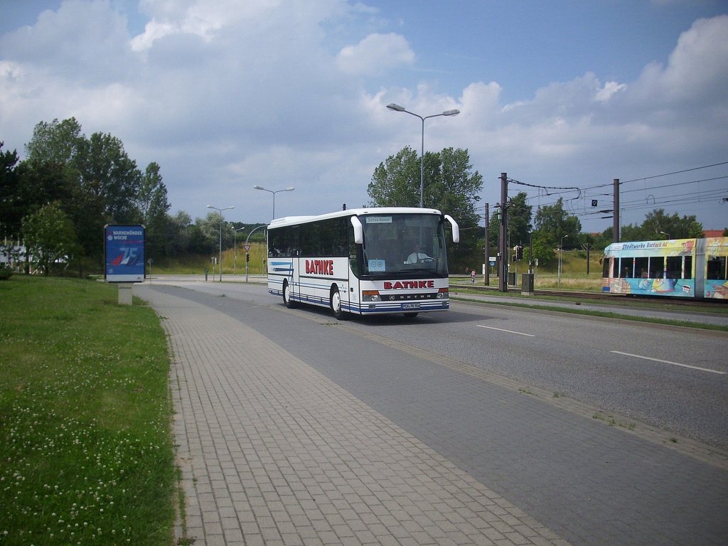 Setra 315 GT-HD von Bathke aus Deutschland in Rostock am 10.07.2012 

