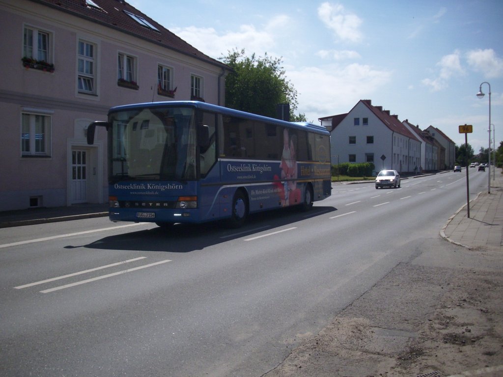 Setra 315 UL der Ostsseklinik Königshörn in Sassnitz am 19.06.2012