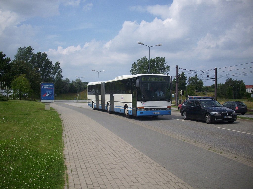 Setra 321 UL der Kstenbus GmbH in Rostock am 10.07.2012