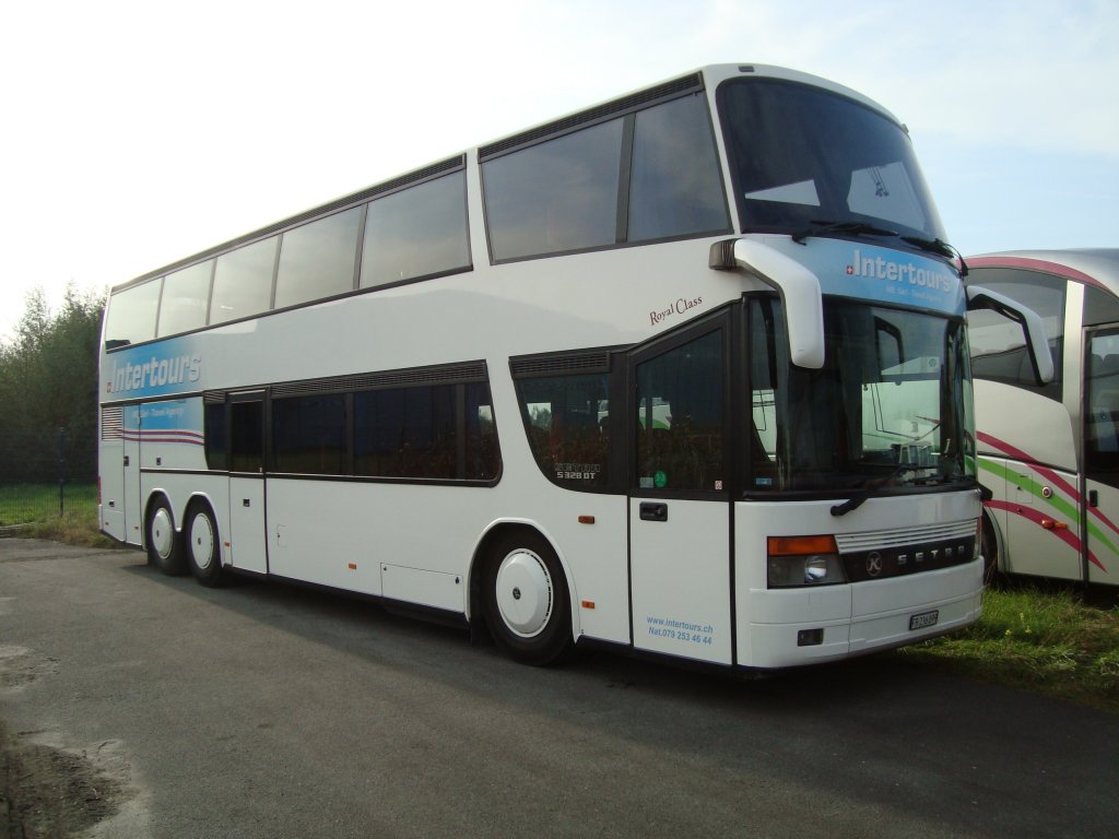 Setra 328 DT Inter-tours, Avenches 27.10.2011