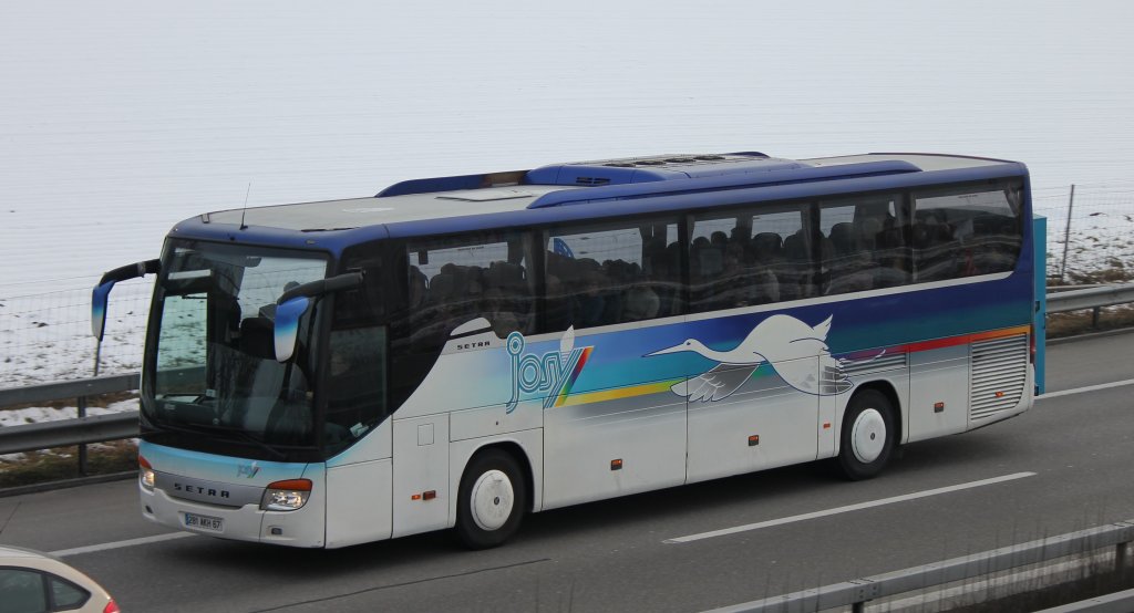 Setra 415 GT HD, Josy Tourisme (France) photographi  Oensingen 
