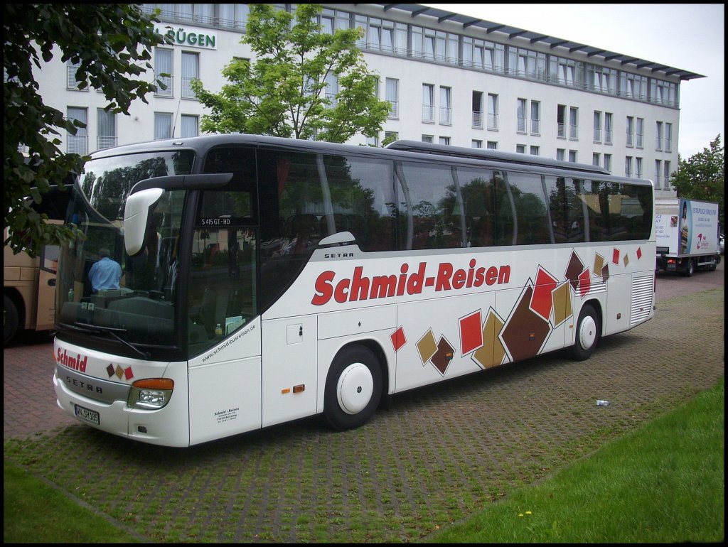 Setra 415 GT-HD von Schmid aus Deutschland in Bergen am 28.08.2012