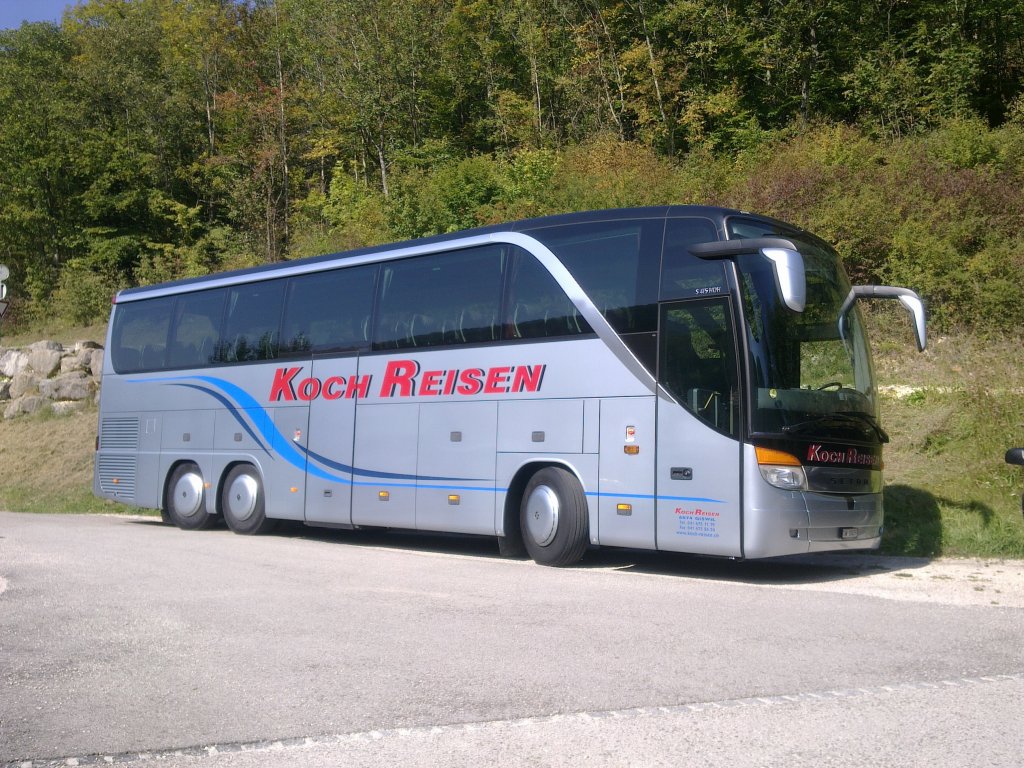 Setra 415 HDH Koch Reisen, Rebeuvelier 28.09.2011