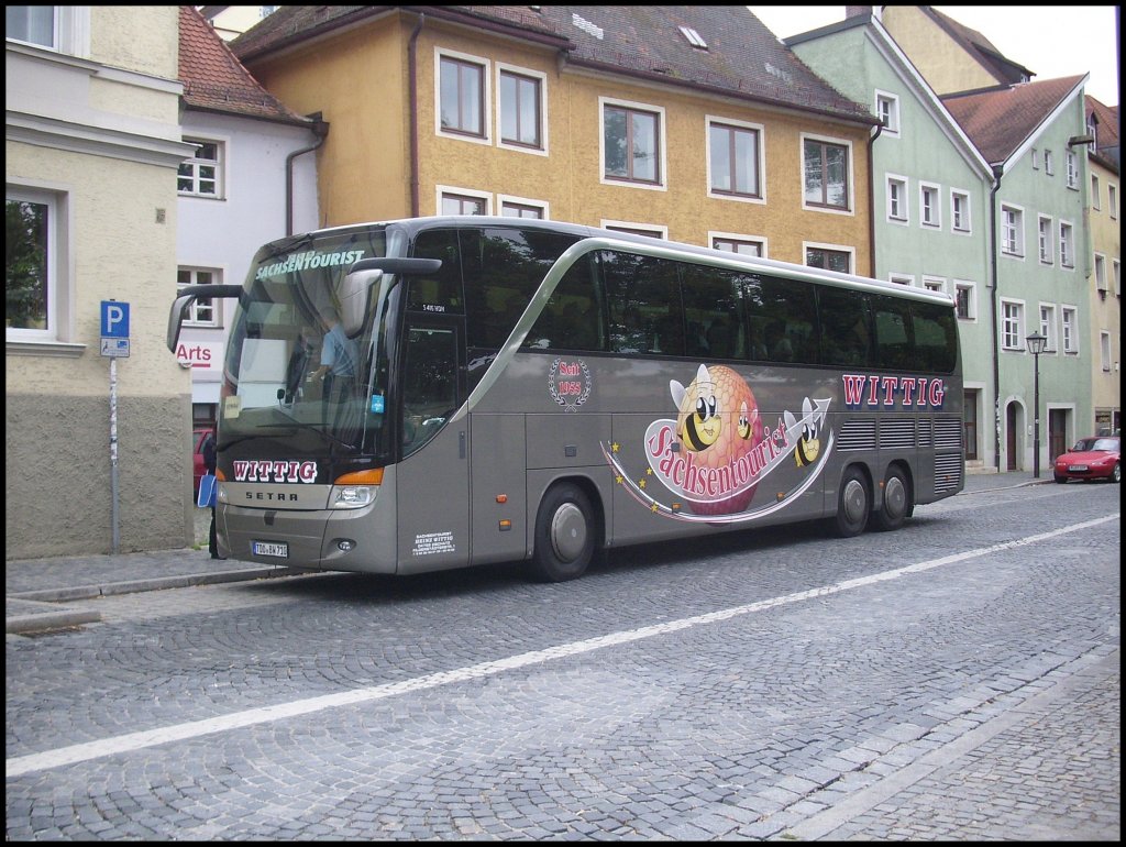 Setra 416 HDH von Wittig aus Deutschland in Regensburg am 22.07.2012