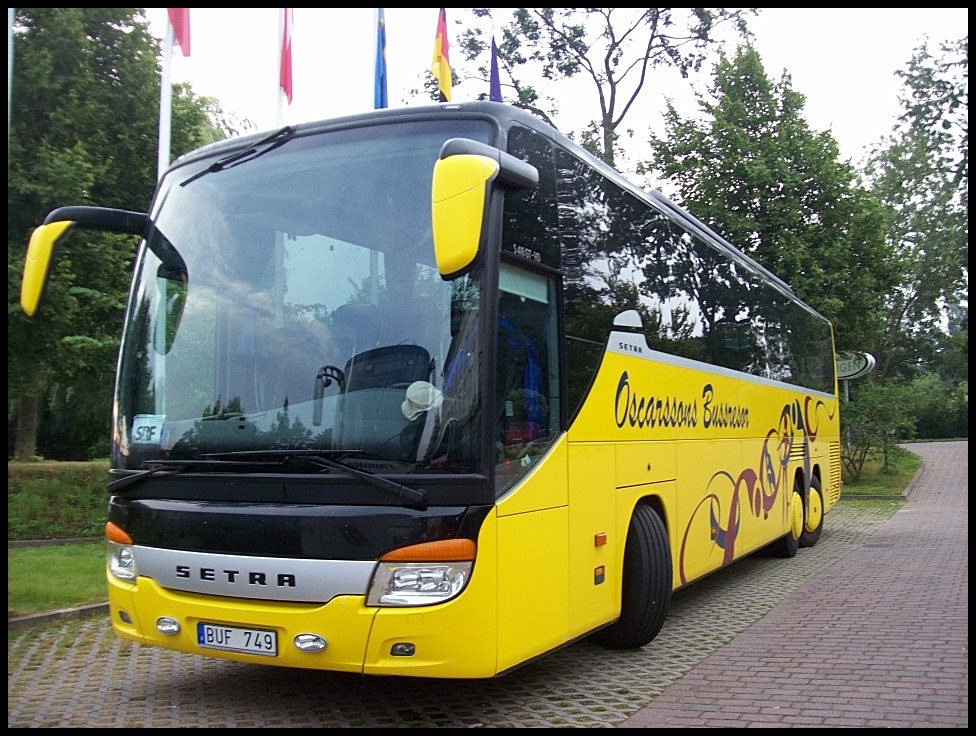 Setra 417 GT-HD von Oscarssons Bussresor aus Schweden in Bergen am 24.08.2012