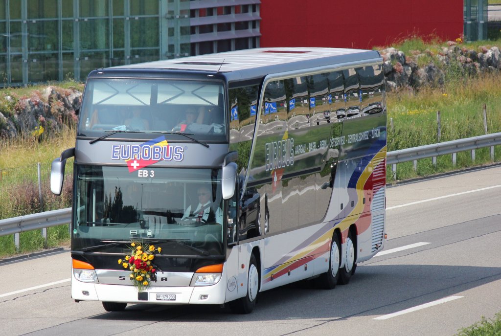 Setra 431 DT, eurobus EB3, Oensingen 13.07.2013