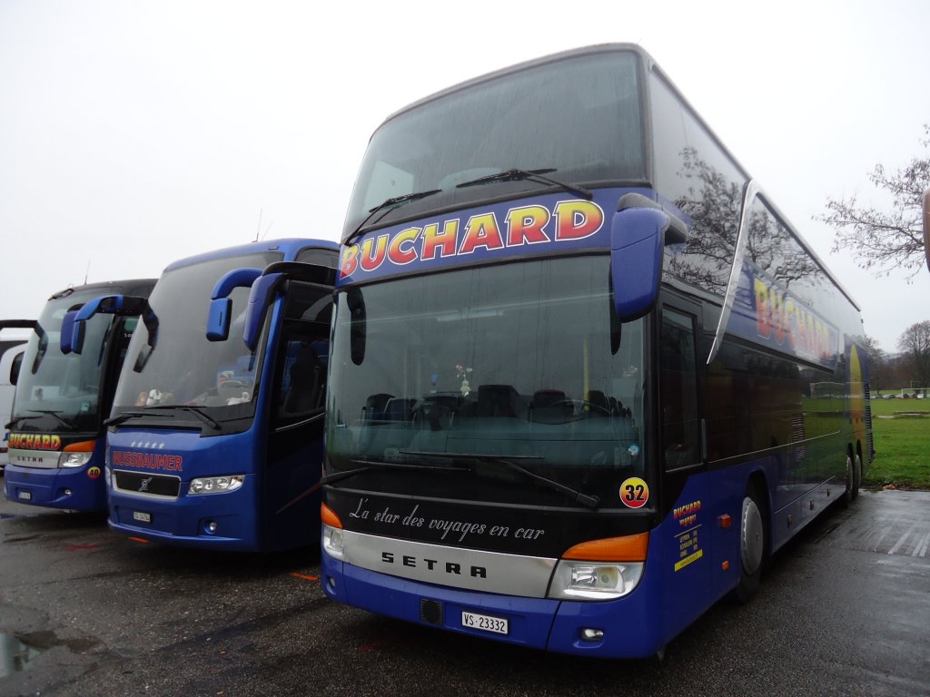 Setra 431 DT n 32 de la maison Buchard photographi le 26.11.2012  Berne