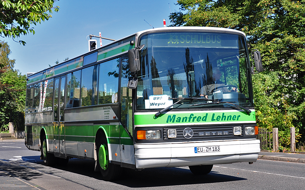 Setra als Schulbus,  Manfred Lehner , in Mechernich unterwegs 22.09.2010