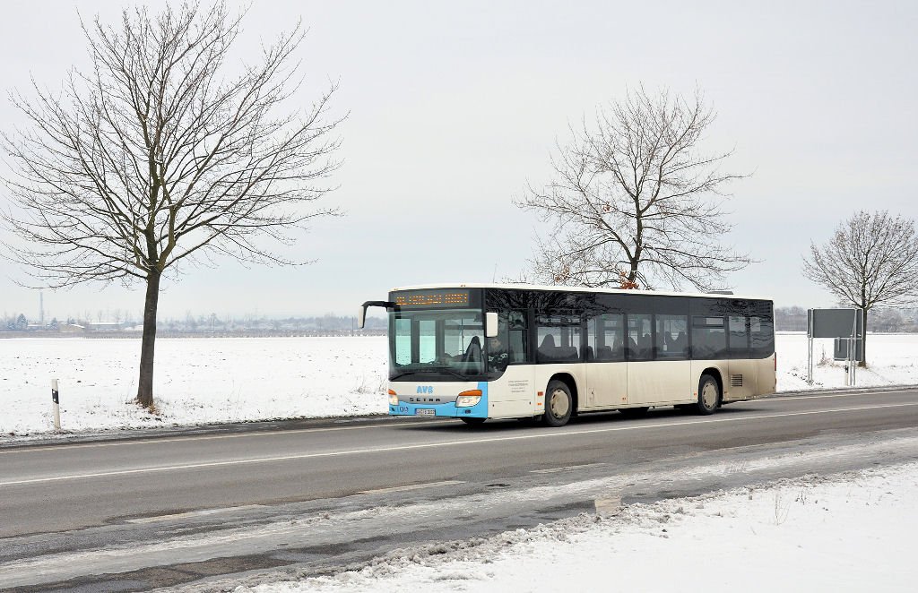 Setra fr AVB (Ahrweiler Verkehrs Betriebe) bei Rheinbach - 27.01.2010