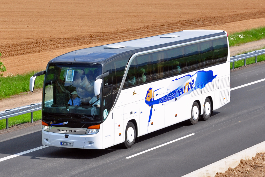 Setra Reisebus -  Reisefreunde  - auf der A61 bei Rheinbach - 29.05.2010