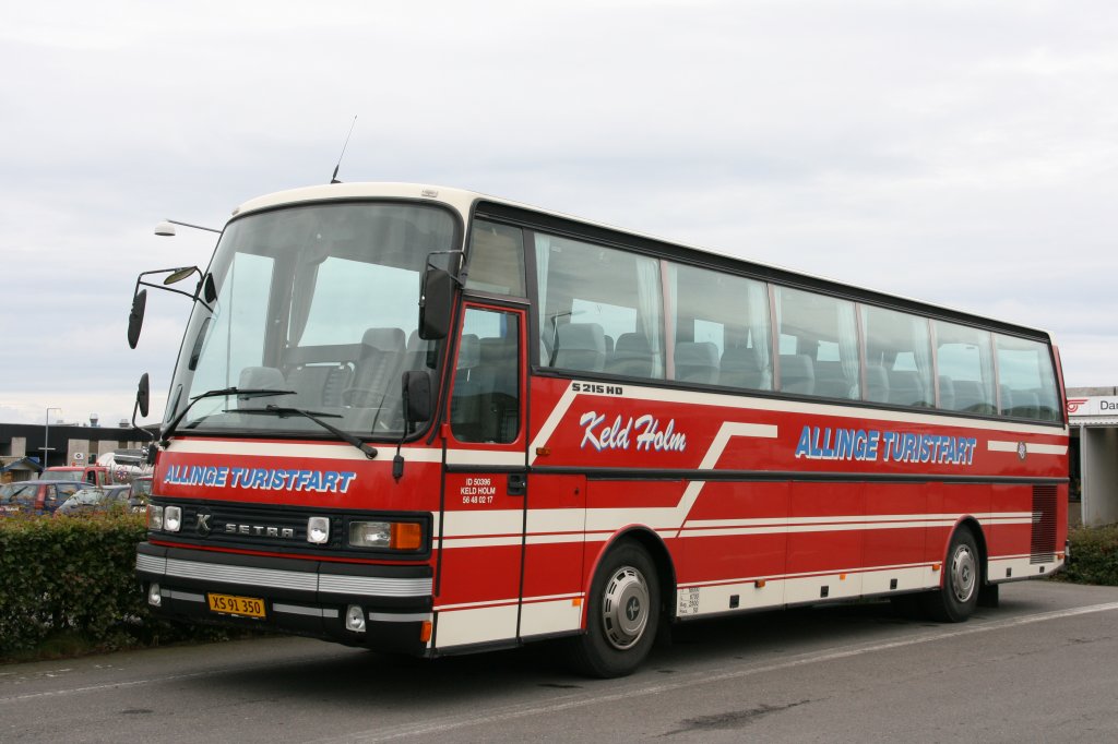 Setra S 215 HD  Allinge , Bornholm/Dnemark, 31.08.2012