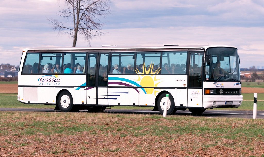 Setra S 215 UL, Busunternehmen  Bank & Sohn Busreisen , Euskirchen 20.03.2010