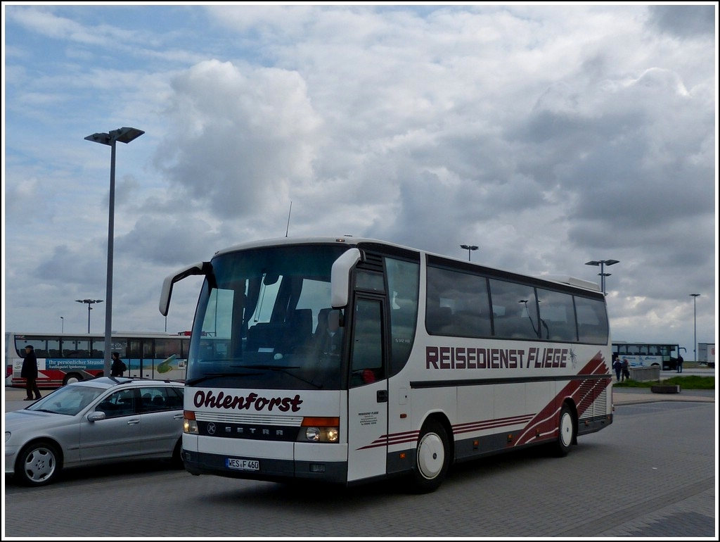 Setra S 312 HD aufenommen am 07.05.2012 in Harlesiel.