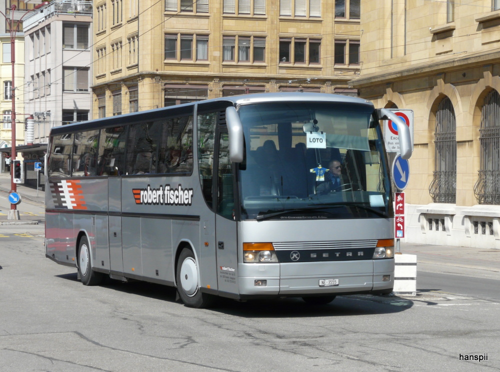 Setra S 315 HD Reisecar unterwegs in La Chaux de Fonds am 01.04.2013