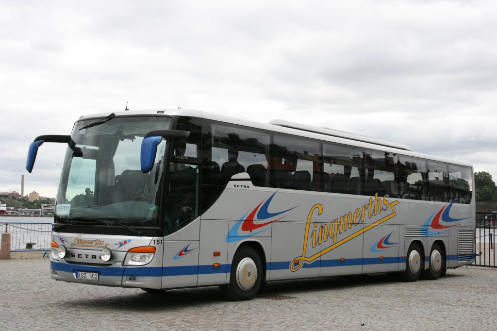 Setra S 417 GT-HD  Lingmerths , Stockholm 27.08.2012